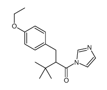 2-[(4-ethoxyphenyl)methyl]-1-imidazol-1-yl-3,3-dimethylbutan-1-one结构式