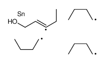 3-tributylstannylpent-2-en-1-ol Structure