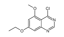 4-chloro-7-ethoxy-5-methoxyquinazoline结构式