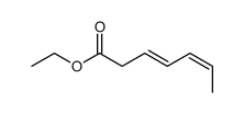 ethyl hepta-3,5-dienoate结构式