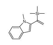 trimethyl-[1-(1-methylindol-2-yl)ethenyl]silane Structure