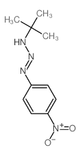 1-Triazene,1-(1,1-dimethylethyl)-3-(4-nitrophenyl)-结构式