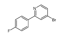 4-bromo-2-(4-fluorophenyl)pyridine结构式