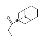 3,9-Diazabicyclo[3.3.1]nonane,9-(1-oxopropyl)-(9CI)结构式
