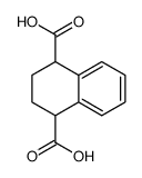 1,2,3,4-tetrahydronaphthalene-1,4-dicarboxylic acid结构式