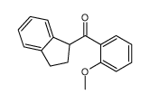 2,3-dihydro-1H-inden-1-yl-(2-methoxyphenyl)methanone Structure