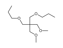 1-methoxy-2-(methoxymethyl)-3-propoxy-2-(propoxymethyl)propane结构式