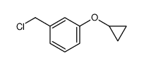 1-(chloromethyl)-3-cyclopropoxybenzene Structure