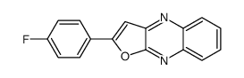 2-(4-fluorophenyl)furo[3,2-b]quinoxaline Structure