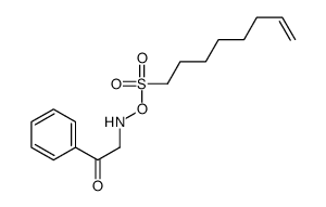 (phenacylamino) oct-7-ene-1-sulfonate结构式
