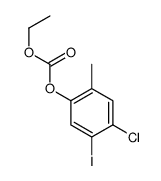 4-Chloro-5-iodo-2-methylphenyl ethyl carbonate Structure