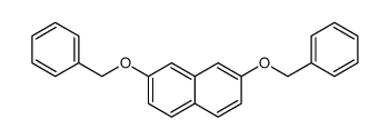 Naphthalene, 2,7-bis(phenylmethoxy)- Structure