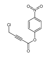(4-nitrophenyl) 4-chlorobut-2-ynoate结构式