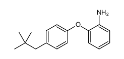 2-[4-(2,2-dimethylpropyl)phenoxy]aniline Structure