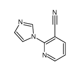 2-(咪唑-1-基)-3-氰基吡啶结构式