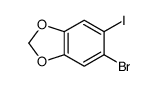 5-BROMO-6-IODOBENZO[D][1,3]DIOXOLE Structure
