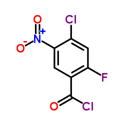 4-Chloro-2-fluoro-5-nitrobenzoyl chloride Structure