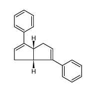 Pentalene, 1,3a,4,6a-tetrahydro-3,6-diphenyl-, (3aR,6aR) Structure