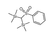 benzenesulfonyl(bis(trimethylsilyl))methane结构式