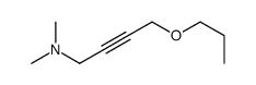 N,N-dimethyl-4-propoxybut-2-yn-1-amine Structure