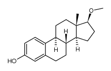 17β-methoxyestra-1,3,5(10)-trien-3-ol结构式