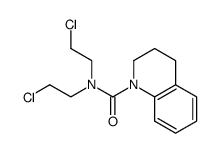 N,N-bis(2-chloroethyl)-3,4-dihydroquinoline-1(2H)-carboxamide结构式