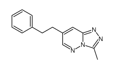 3-methyl-7-(2-phenylethyl)-[1,2,4]triazolo[4,3-b]pyridazine Structure