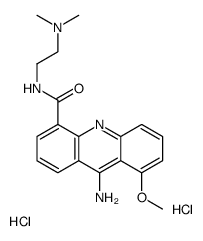 9-amino-N-[2-(dimethylamino)ethyl]-8-methoxyacridine-4-carboxamide,dihydrochloride Structure