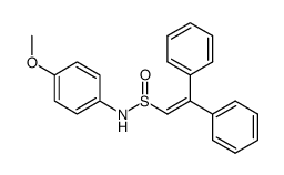 2,2-diphenyl-ethenesulfinic acid p-anisidide结构式