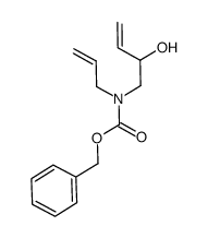 benzyl N-allyl-N-(2-hydroxy-3-butenyl)carbamate Structure