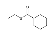 S-ethyl cyclohexanecarbothioate Structure