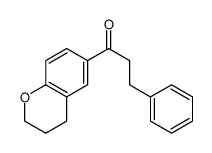 1-(3,4-dihydro-2H-chromen-6-yl)-3-phenylpropan-1-one结构式