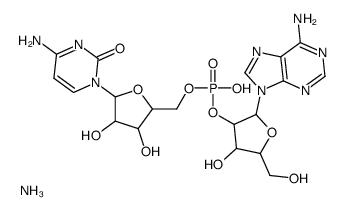 ADENYLYL(2'-5')CYTIDINE AMMONIUM结构式