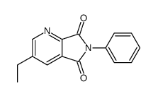 3-ethyl-6-phenylpyrrolo[3,4-b]pyridine-5,7-dione Structure