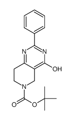 tert-butyl 4-hydroxy-2-phenyl-7,8-dihydropyrido[4,3-d]pyrimidine-6(5H)-carboxylate Structure