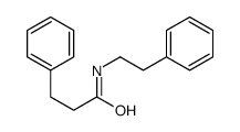 3-phenyl-N-(2-phenylethyl)propanamide结构式