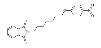 N-[7-(4-nitro-phenoxy)-heptyl]-phthalimide结构式