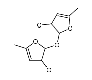 bis-(3-hydroxy-5-methyl-2,3-dihydro-[2]furyl)-ether结构式