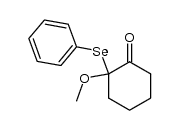 2-methoxy-2-phenylselenocyclohexanone Structure