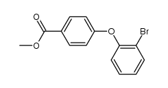 methyl 4-(2-bromophenoxy)benzoate结构式