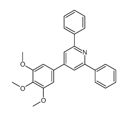 2,6-diphenyl-4-(3,4,5-trimethoxyphenyl)pyridine结构式