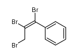 (Z)-1,2,3-tribromo-3-phenylprop-2-ene结构式