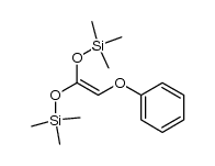 2-phenoxy-1,1-bis(trimethylsilyloxy)ethene结构式