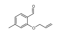 2-(allyloxy)-4-methylbenzaldehyde结构式