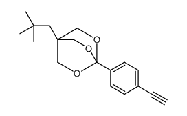 2,6,7-Trioxabicyclo(2.2.2)octane, 4-(2,2-dimethylpropyl)-1-(4-ethynylp henyl)- picture