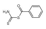 benzoic acid thiocarbamic acid-thioanhydride Structure