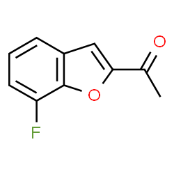 1-(7-FLUORO-1-BENZOFURAN-2-YL)ETHAN-1-ONE结构式