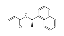 N-((R)-1-naphthalen-1-yl-ethyl)-acrylamide结构式