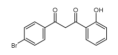 1-(4'-bromophenyl)-3-(2-hydroxyphenyl)propane-1,3-dione结构式