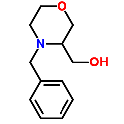 (4-Benzyl-3-morpholinyl)methanol structure